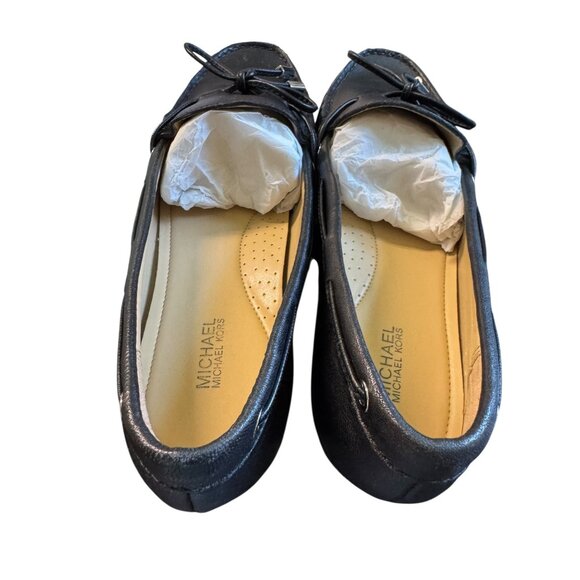 Michael Kors Sutton Moc Leather Loafers Black Size 9M - Picture 11 of 14